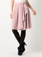 ラッフルフレアースカート/ピンク