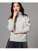 【WEB限定】オフタートルニット/ライトグレー(911)