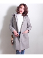 【CHILLE】マルチウェイファー付コート/ホワイト(001)