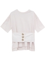 コルセットTシャツ/offwhite