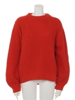 編地切替えニットPO/ORG