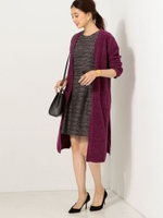 〓☆JOC PE　モール ロング カーディガン/WINE