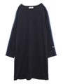 SIDE TAPE DRESS/ネイビー
