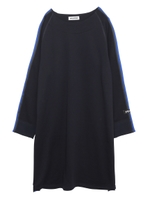 SIDE TAPE DRESS/ネイビー