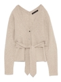 ヤク混カーディガン/SAND