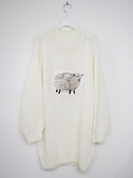 sheep knit/WHITE