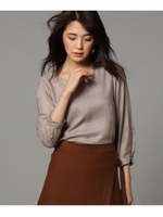 グレンチェックブラウス/ピンク系(276)