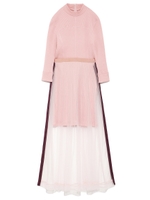 チュールコンビテレコワンピース/PNK