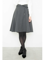 リボンストリング2wayスカート/チャコール2(022)