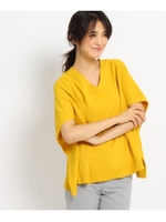 【洗える】ウォッシャブルニット/レモンイエロー(031)