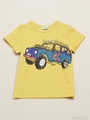 サファリカー半袖Tシャツ/イエロー