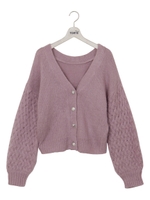 2wayカーデ/ピンク