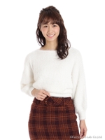 ネコヤーン プルオーバー/ブラック