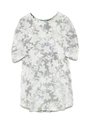 フラワーオパールトップス/WHT