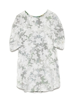 フラワーオパールトップス/WHT