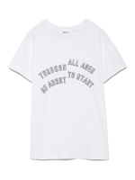 二段ロゴTシャツ/WHT