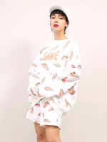 PUNYUS/フード総柄スウェットショーパン