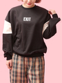 WC/EXITスウェット