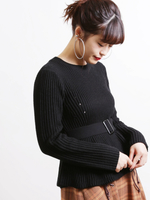 WEGO/ウエストマークニット