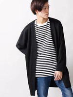 WEGO/ノーカラーロングカーディガン