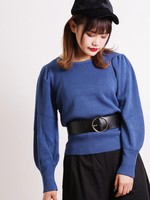 WEGO/パワーショルダーニット