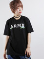 WEGO/フラワーARMYTシャツ