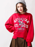 WEGO/リメイクカレッジスウェット