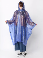 WEGO/柄ポンチョ