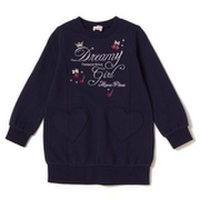 【30%OFF】裏起毛ロゴ入りワンピース