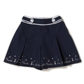 【50%OFF】【キッズサイズ向け】裾刺しゅうキュロット