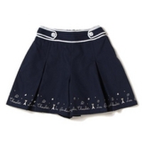 【50%OFF】【キッズサイズ向け】裾刺しゅうキュロット