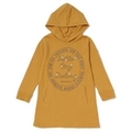 【50%OFF】フードつきフラワーデザインワンピース