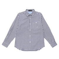 【50%OFF】フラッグワッペンつきチェック柄シャツ