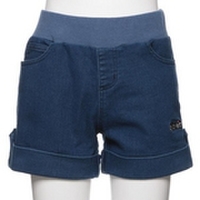【50%OFF】裾ロールアップデニムショートパンツ