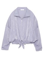 【emmi atelier】ジップライトブルゾン/SAX