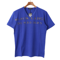 【新品】 Vネックカットソー 2 バーバリーブラックレーベル 48763 BURBERRY BLACK LABEL ネイビー系 メンズ