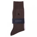 【新品】 くつ下 25〜26cm バーバリー 56855 BURBERRY ブラウン系 メンズ