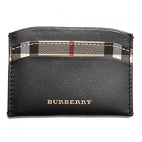 【新品】 コンパクトカードケース バーバリー BURBERRY レディース ブラック y-001205