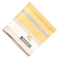 【新品】 ストライプ　ハンカチ  バーバリー 72655 BURBERRY イエロー メンズ