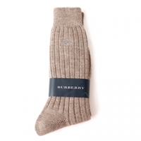 【新品】 ソックス  バーバリーロンドン 60510 BURBERRY LONDON ベージュ系 メンズ