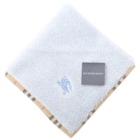 【新品】 タオルハンカチ  バーバリー 60919 BURBERRY ブルー系 レディース