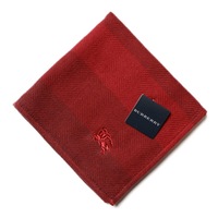 【新品】 タオルハンカチ  バーバリーロンドン 68855 BURBERRY LONDON レッド レディース