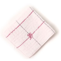 【新品】 タオルハンカチ チェック  バーバリー 60435 BURBERRY ピンク系 レディース