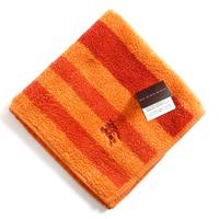 【新品】 タオルハンカチ　ボーダー  バーバリーロンドン 67452 BURBERRY LONDON オレンジ レディース