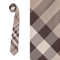 【新品】 チェックネクタイ 143×7.3cm バーバリーロンドン y-000554 BURBERRY LONDON ベージュ系 メンズ
