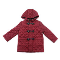 【新品】 ナイロンダッフルコート 2Y バーバリーチルドレン 49302 BURBERRY CHILDREN レッド系 ボーイズ