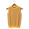 【新品】 ノースリーブセーター 38 バーバリーブルーレーベル 49069 BURBERRY BLUE LABEL イエロー系 レディース