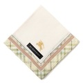 【新品】 ハンカチ  バーバリー 61620 BURBERRY グリーン系 レディース