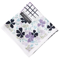 【新品】 ハンカチ  バーバリーロンドン 60276 BURBERRY LONDON ラベンダー系 レディース