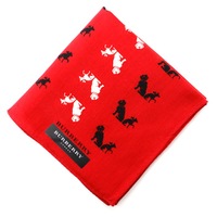 【新品】 ハンカチ  バーバリーロンドン 61276 BURBERRY LONDON レッド レディース